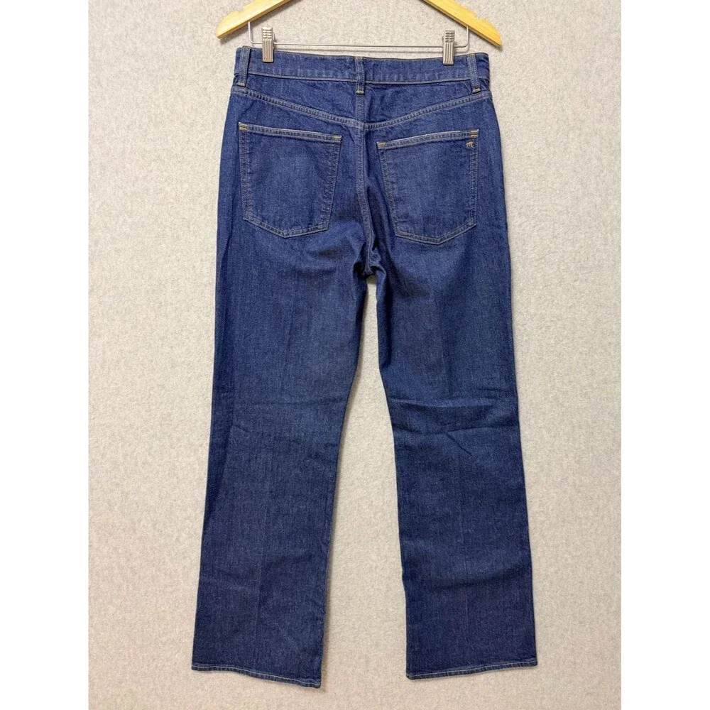 Madewell Relaxed Bootcut Jeans Size 28 Dark Wash High Rise Full Length